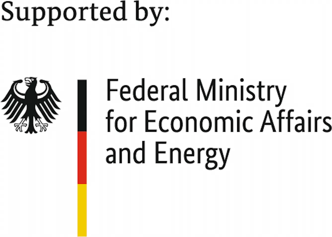 Supported by the Federal Ministry for Economic Affairs and Energy