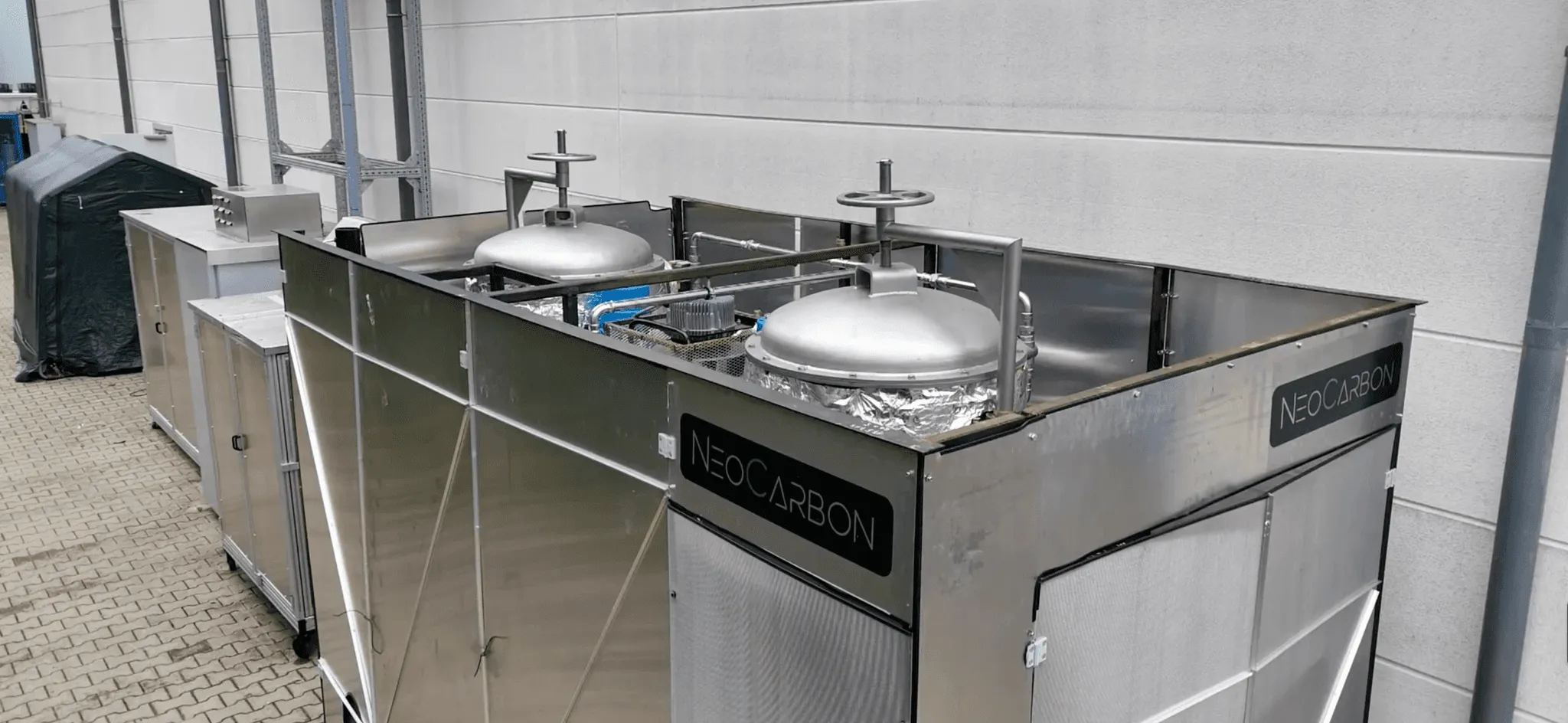 A NeoCarbon unit installed at an industrial customer site